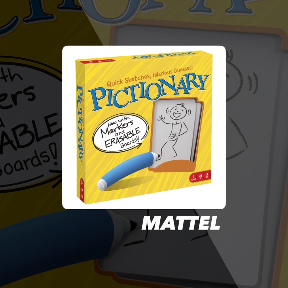 EUC Mattel Pictionary Game